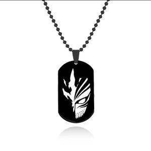 Collier Masque Kurosaki Ichigo en métal pour Homme et Femme, Accessoires de Cosplay, Anime Wiltshire, Bijoux pour fans