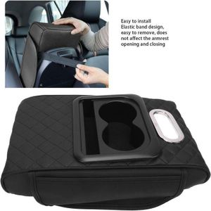 Accoudoir Central de Voiture Universel Multifonction en Cuir PU avec Coussin en Mousse à Mémoire de Forme –