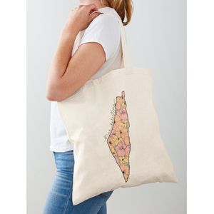 Free Palestine - Palestine Sticker, Floral Human Rights Sticker, Palestinian Rights  - Tote Bag Sac