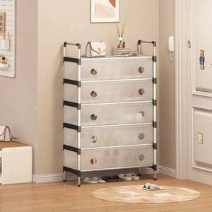 Meuble de rangement pour chaussures - Non spécifié - 5 couches - Anti-poussière - Plastique - Résine