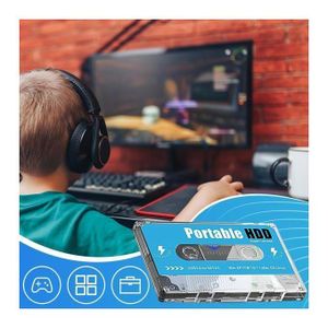 Disque de Jeux Portable 100 000 Jeux Intégrés Plug & Play Compatible PC & TV Box