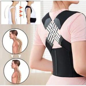Ceinture Correctrice de Posture Réglable, Correcteur de Dos Élastique pour Femmes et Hommes, Soutien Dorsal Confortable, Redresseur de Posture, Ceinture Ergonomique pour le Dos et les Épaules