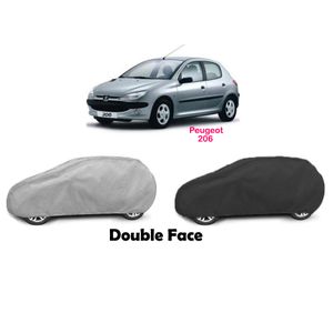 Generic Bache / Housse de protection de voiture Hyundai Santa Fe double  face + sac de rangement à prix pas cher