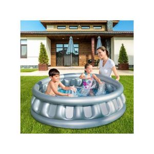 Bestway Piscine Gonflable Familiale Ronde 1,52 m x 43 cm – Piscine pour Enfants 