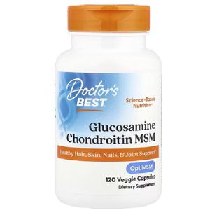 Doctor's BEST Doctor's Best, Glucosamine Chondroitin MSM, 120 Veggie Capsules