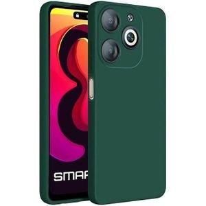 Case Coque Souple Liquid Silicone pour Infinix smart 8 Vert – Protection élégante et maniabilité