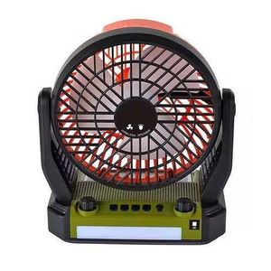 Breeze and Beats Ventilateur de Bureau Radio avec Connectivité USB
