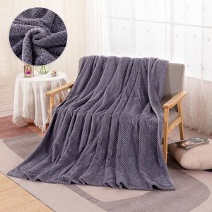 Plaid Couverture Polaire, Jeté de Canapé en Flanelle, 240x 220 cm, Couverture de Lit Doux et Chaud pour Toutes Les Saisons