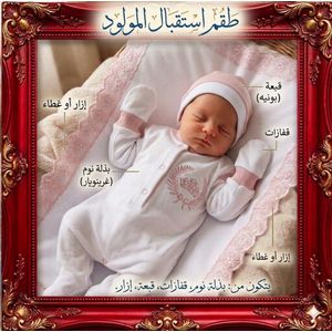 Ensemble de Naissance Royal pour Nouveau-né (4 pièces)