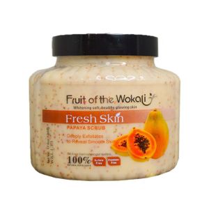Fruit Of The Wokali Gommage visage et corps ultra-hydratant à la papaye naturelle, 500g