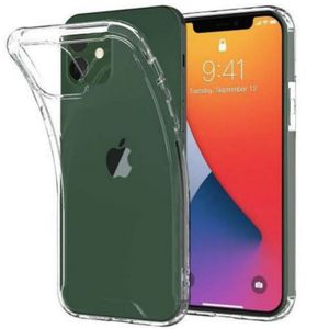 Case Coque en silicone iPhone 14 Crystal transparent pesponsive buttons trns