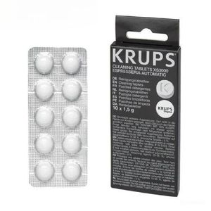 Krups TABLETTE DE NETTOYAGE (10 PASTILLES) POUR EXPRESSO XS300010 à prix  pas cher