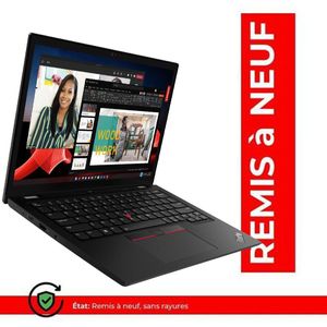Lenovo PC PORTABLE  Thinkpad L13 Core i5-10ème Génération-RAM 8GB -256 SSD-AZERTY-GARANTIE 6 MOIS-CARTABLE ET SOURIS GRATUIT-Remis a Neuf/