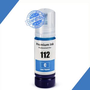 Encre Compatible Epson EcoTank 112 Cyan