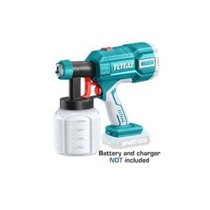 TOTAL Pistolet à Peinture Sans Fil 20V - Machine Nue