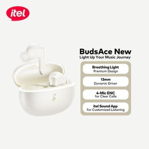 Itel BudsAce New Earbud - IEW-63 – Blanc