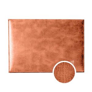 Algo Sous-Main Double Couture Simili Cuir Croco Avec Mousse