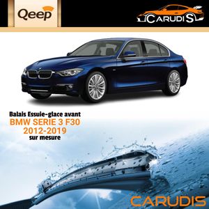 Qeep مساحات زجاج مخصصة لـ BMW Serie 3 F30 لمسح مثالي وصامت
