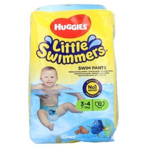 Huggies Couche piscine Aquatic jetable HUGGIES taille 3 et 4 (7Kg