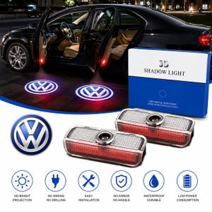 Projecteur Logo VW LED 3D Pour Portière De Voiture – Lumière De Courtoisie Sans Perçage – Lot De 2