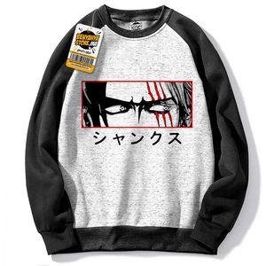 BENYAHYA STORE كابيتشو هودي قبية أوتاكو أنيم مانكا ملابس رجال نساء سويتشورت لباس أولاد بنات - Capuchon Manga Hoodie Pull Shanks Sweatshirt
