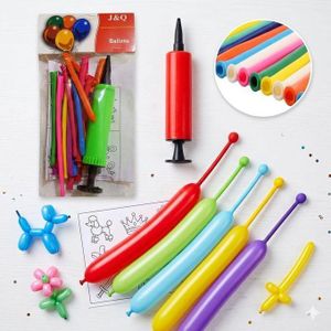 Kit 10Ballons à Modeler Multicolores – Animation Loisirs Créatifs