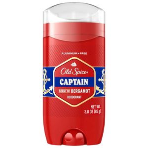 Old Spice Captain Deodorant 85g – Scent of Bergamot, Aluminum Free