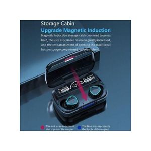 M10 TWS True Wireless Bluetooth EarbudsTouch Earbuds headphone BT 5.1