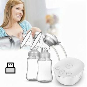 Tire-lait électrique double USB, coussin chauffant froid, sans BPA, tire-lait injuste