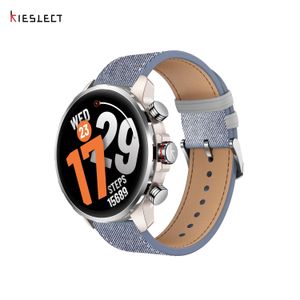 Kieslect Montre Connectée KR3 AMOLED HD IA 5ATM Acier Inoxydable