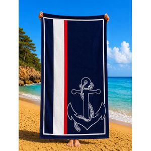 A3 HOME Serviette de Plage Sea Anchor 100% Coton
