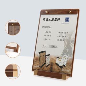 Porte brochures A4, Porte affiche vertical format A4