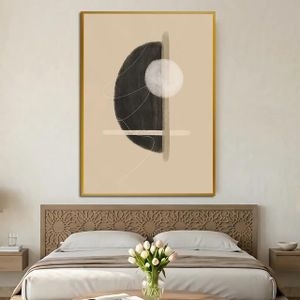 Tableau décoratif - Moonlit Balance - Premium – Doré Satin - L86 x H126 cm