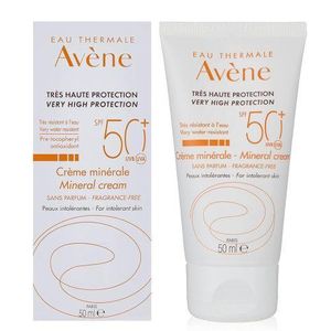 Aven Crème minérale SPF 50+ (Photo-protecteur, antioxydant, très résistant à l'eau)