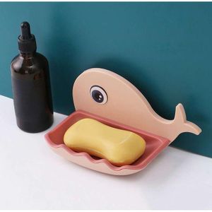 porte-savon de salle de bains en forme de poisson, avec une barre de vidange amovible