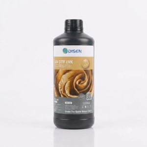 Disen Bouteille de Vernis UV DTF Originale Disen 1 Litre (Effet Glossy 3D) - Transparent