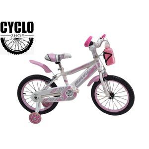 Bravo BICYCLETTE BMX 16 POUR FILLE AGE ENTRE 5 ET 8ANS