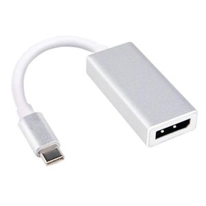Adaptateur USB 3.1 Type C USB-C male vers DisplayPort femelle pour MacBook, iPad Pro,...