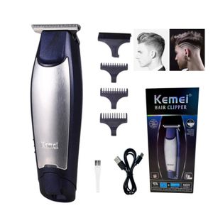 Kemei KM - 5021 ماكينة تشذيب قابلة للشحن، ماكينة حلاقة للرجال والأطفال