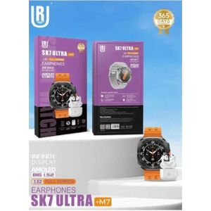 Pack Smartwatch SK7 Ultra + Écouteurs Sans Fil M7 + Power Bank 10000mAh