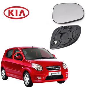 Verre Rétroviseur Droit Pour Kia Picanto (SA)