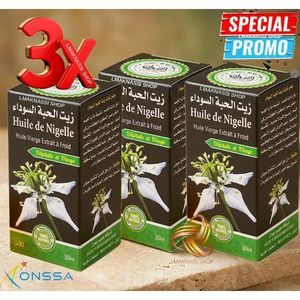 Herbo Ridouane  Pack x3 De Huile de Nigelle 30 ml