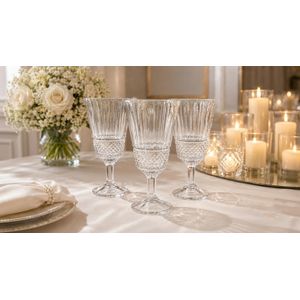 Aza Verre à pied Cristalisé (LOT 6)