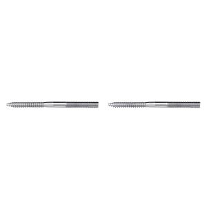 Vis Double Filetage - Acier Zingue - Fixation Robuste - M10x100 - Lot de 2