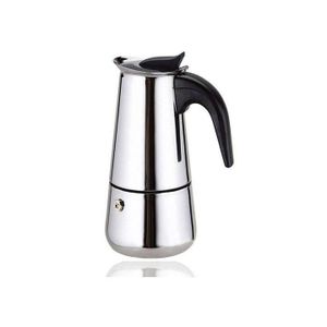 Espresso Cafetière Italienne en acier inoxydable pot à poêle à café 4 4 Cup