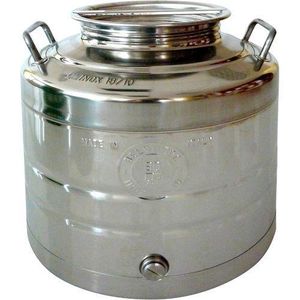 Fut citerne Bidon en Inox alimentaire Jarre De Conservation Huile D'olive 30L
