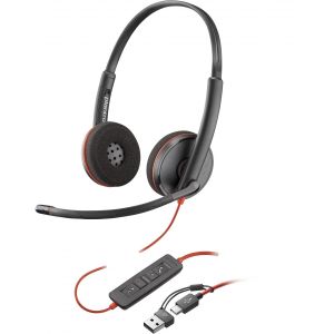 Poly Casque Filaire  Blackwire 3220 USBC/A (Stéréo)