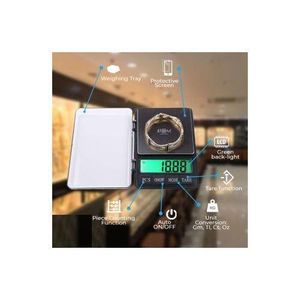 Balance Numérique de Précision MH-999 3 kg avec Écran LCD – Pèse-Objet Compact