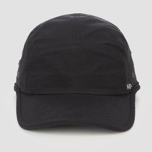 Myprotein Casquette Velocity Technique à 5 Pans MP – Noir – Casquette Sport d’Entraînement