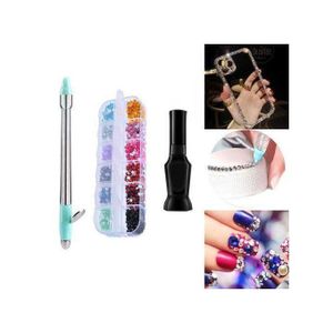 Stylo de Pose Strass Diamant 01 PCS – Outil de Broderie et Décoration pour Téléphone, Ongles & Vêtements